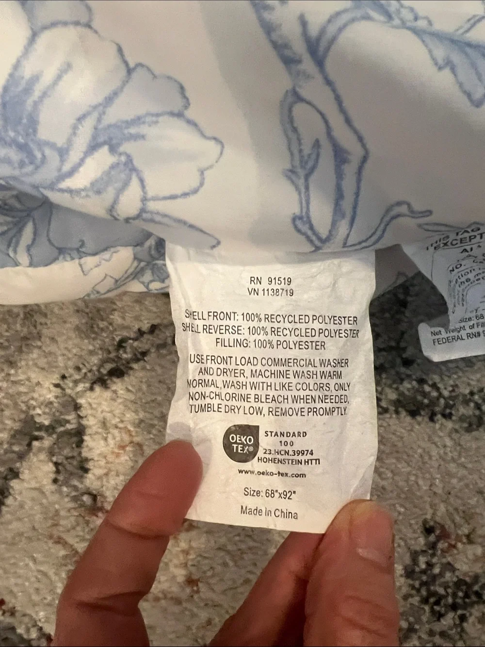 Target reversible comforter